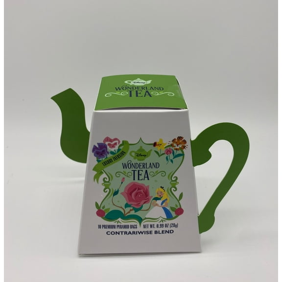 Disney Parks Alice Wonderland Contrariwise Blend 10 tea Bags Luxury Infusion New