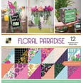 thumbnail image 2 of DCWV Double-Sided Cardstock Stack 12"X12" 36/Pkg-Floral Paradise W/Gold Foil, 2 of 2