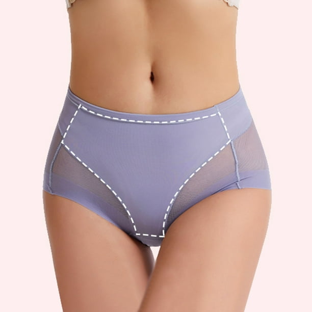 FINETOO Tummy Control Underwear Women High Waisted Brief Womens Bikini Seamless  Panties : : Clothing, Shoes & Accessories