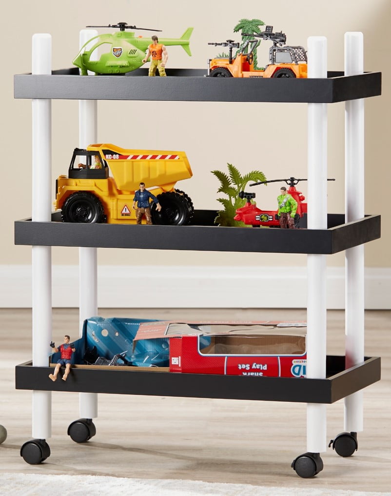 toy storage cart with wheels