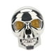 thumbnail image 5 of Faro LED auxiliar para motocicleta, diseño de calavera, profesional, impermeable y portátil. Plata, 5 of 9