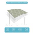 thumbnail image 5 of Sage Green Stripes Queen Size Down Alternative Comforter, Lightweight Comforter Quilt Bedding Set with Pillow Shams Simple Geometric Modern Monochrome All Seasons Bed Comforter Duvet Insert 90"x96", 5 of 7