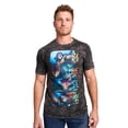 thumbnail image 6 of Demon Slayer Joy Sorrow Anger Pleasure Men's Black Crew Neck Short Sleeve T-shirt - XXL, 6 of 7