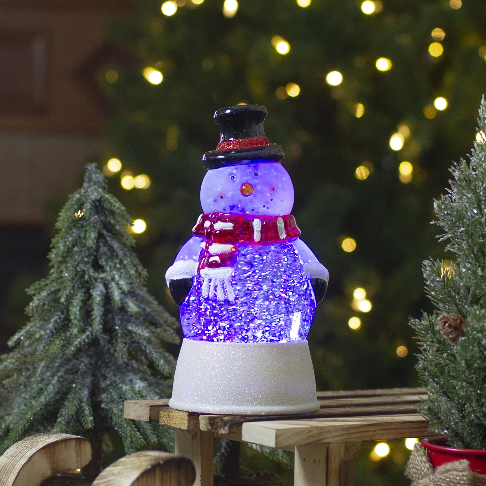 Northlight LED Lighted Color Changing Snowman Christmas Snow Northlight LED Lighted Color Changing Snowman Christmas Snow