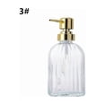 thumbnail image 1 of Botella desinfectante de manos transparente de 450 ml: botella de repuesto for gel de ducha, jabón, loción y champú tipo push, 1 of 2