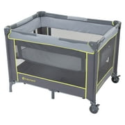 Baby Trend Nursery Center Portable Playard with Bassinet and Travel Bag in Twinkle Lime Green