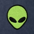thumbnail image 2 of Dalix Alien Embroidery Washed Hoodie Sweatshirt Hoodie Fleece Relaxed Fit Lounge Mens in Denim Blue 3XL XXX-Large, 2 of 5