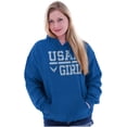thumbnail image 3 of US Air Force USAF Girl Hoodie Sweatshirt Women Brisco Brands L, 3 of 6
