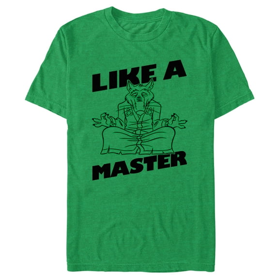 Men's Teenage Mutant Ninja Turtles Splinter Like a Master  Graphic Tee Kelly Heather X Large