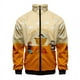 thumbnail image 5 of Chaqueta informal con cremallera y estampado 3D de Acción de Gracias de última oferta, diseño de pavo de animales de Acción de Gracias, para hombre, de manga corta, 5 of 5