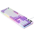 thumbnail image 2 of Teclado mecánico para juegos CUTICAT USB RGB retroiluminado Cómodos 104 teclas, 2 of 4
