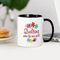 thumbnail image 3 of CafePress - Quilting Is Special Mug - 11 oz Ceramic Mug - Novelty Coffee Tea Cup, 3 of 4