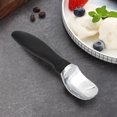 thumbnail image 3 of Kezqiaxn Ice Cream Scoop Stainless Steel with Comfortable Handle, Ice Cream Scooper Heavy Duty, Ice Cream Spade Great for Spooning Frozens Hard Gelatos and Sorbet, Cookies Dough, Melon Black, 3 of 6
