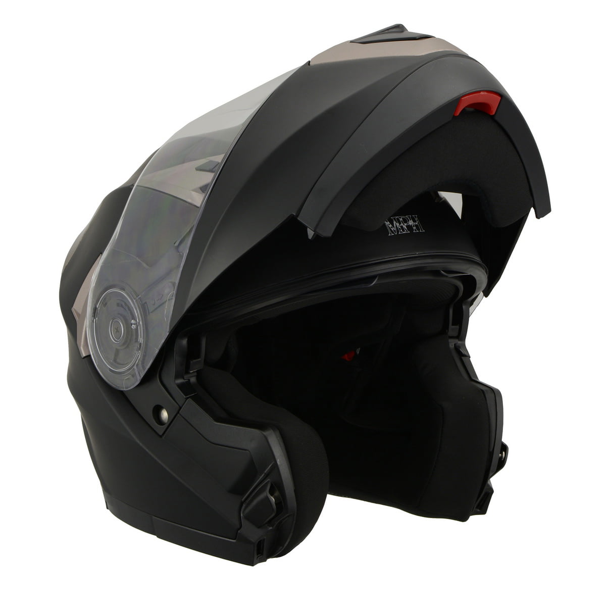 Milwaukee Performance Helmets Mens full face helmet MAT BLACK XL