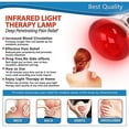 thumbnail image 5 of Lampe Infrarouge Physiothérapie 275w Traitement par Ondes Électromagnétiques 220v Électrique Rouge, 5 of 5
