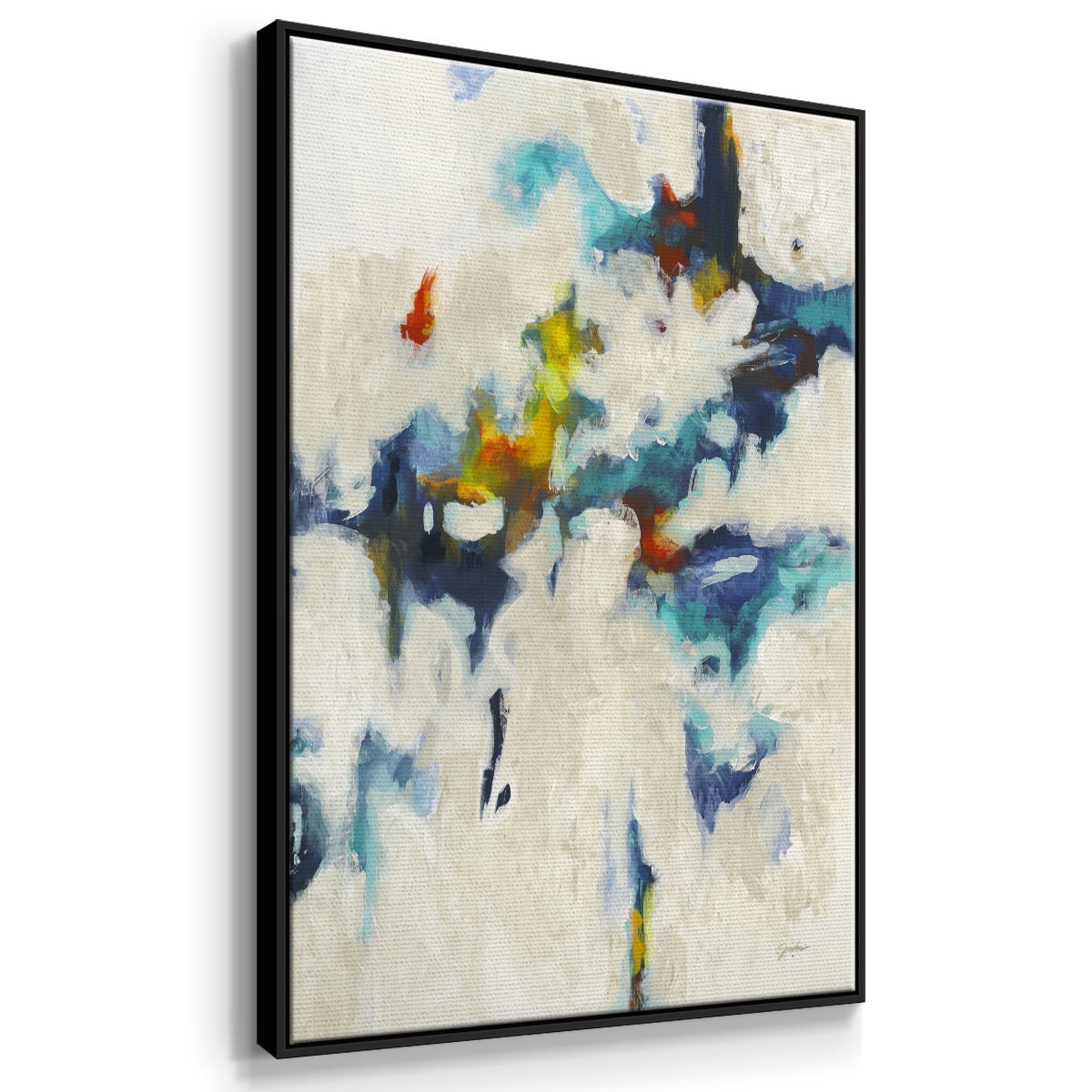 Find & Seek Framed Premium Gallery Wrapped Canvas - Ready to Hang - 27 x 41 - Black Floating Frame