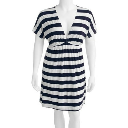 Juniors Plus Knit Dolman Dress