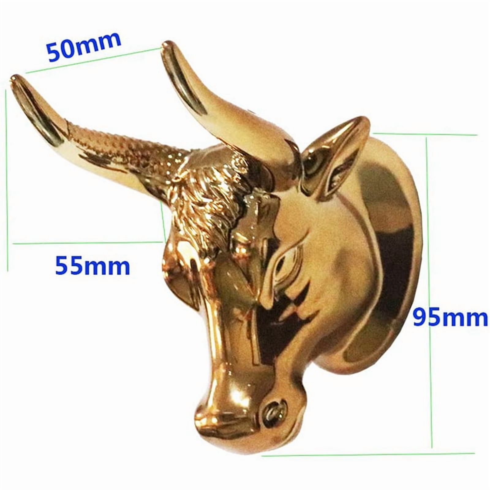3X Guitar Holder Wall Hanger Bull Art Guitar Ukulele Hook Guitar Hanger Wall Hook Holder Stand for Guitar Ukulele,3 x Hook 12 x Screws 12 x Expansion bolts,gold