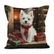 thumbnail image 2 of Funda de almohada navideña, decoración navideña, decoración de sofá, almohada de lino, sofá para el hogar, decoración navideña, funda de almohada, 2 of 6