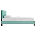 thumbnail image 2 of Modway Garcelle Performance Velvet King Platform Bed, Multiple Colors, 2 of 3