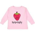 thumbnail image 3 of Inktastic Cute Strawberry Strawbaby Boys or Girls Long Sleeve Toddler T-Shirt, 3 of 5