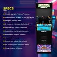thumbnail image 3 of Arcade1Up GALAGA Deluxe Arcade Game Machine 5-Foot Stand-Up Cabinet, Ages 14+, 3 of 11