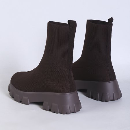

2022 New Fashion Minimalist Slip On Knit Boots
