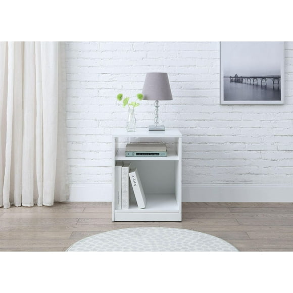 Mainstays Open Shelf Nightstand, 2 open shelves
