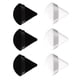 thumbnail image 4 of Borla de polvo triangular, 6 piezas Borla de polvo triangular Borla de maquillaje Borla triangular Estética elegante, 4 of 14