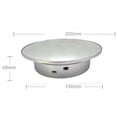 thumbnail image 3 of Maytalsory Portable USB Powered 20cm Rotating Display Stand for Photography and Video Props Silver 20x4.8cm 1Set, 3 of 6