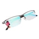 thumbnail image 2 of Gafas para daltónicos de media montura, color negro, rojo y verde, para corrección del daltonismo, para interior y exterior, 2 of 10