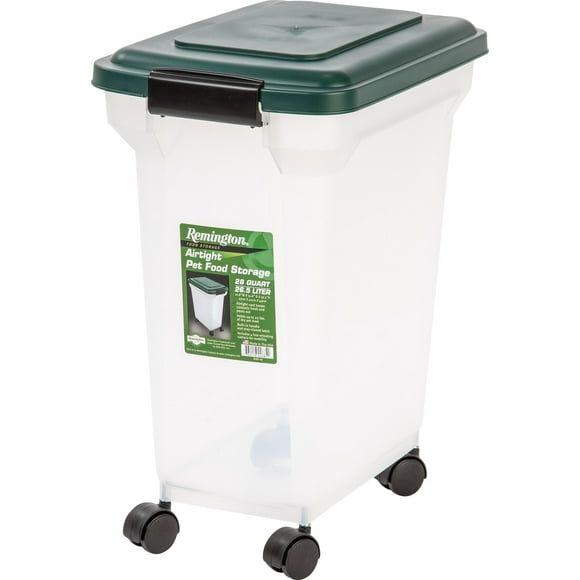 Remington Contenant Hermétique pour Nourriture pour Chien de 10 kg (22 lb) avec Roues, Vert