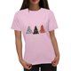 thumbnail image 1 of Puntoco Blusa informal de cuello redondo con estampado navideño para mujer, 1 of 4