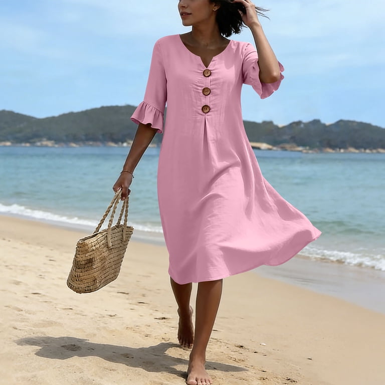 cotton dress xxl Black Patchwork Dress: Hand-Stitched Block Print, Fits while the scoop neckline Sheath Dress Replenishment Size:AU 14 Pink Cocktail & Party