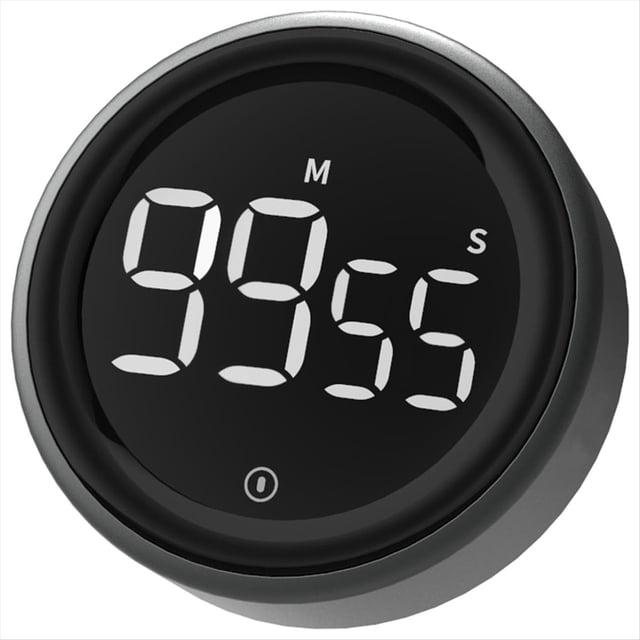 Temporizador de Cocina Digital con Cuenta Regresiva Visual, Cuenta Progresiva, Alarma y Respaldo Magnético para una Mejor Cocción y Horneado.