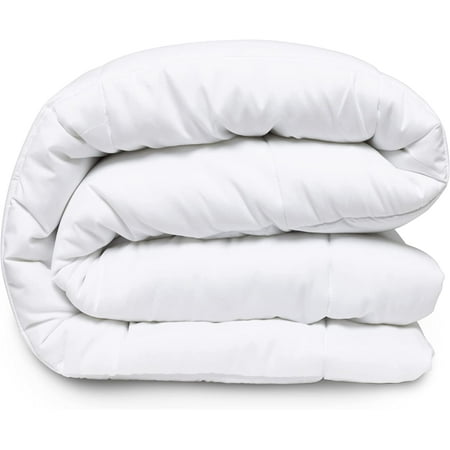 Danjor Linens Duvet Insert - Comforter for King Size Bed - Microfiber White