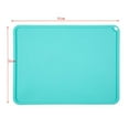 thumbnail image 2 of HONMEET Table Placemat Silicone Heatproof Waterproof Rectangle 1Pack, 2 of 8
