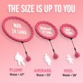 thumbnail image 2 of Aro circular de hula pesado JKSHMYT, apto para adultos, talla grande, 120 cm, 2 of 6