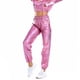 thumbnail image 2 of Puntoco Mujer Moda Holográfica Streetwear Club Cool Shiny Causal Pantalones Puntoco Puntoco-5987, 2 of 9