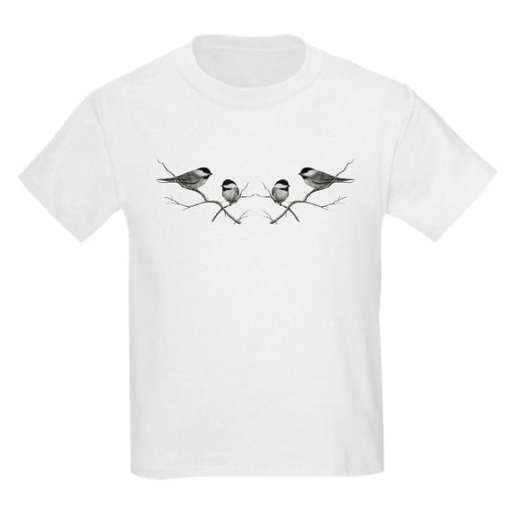 CafePress - Chickadee Song Bird T Shirt - Light T-Shirt Kids XS-XL