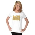 thumbnail image 4 of Nacho Cheese Funny Food Carbs Snacks Womens Fitted Plus Size Graphic Tee Brisco Brands 3X, 4 of 5