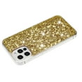 thumbnail image 5 of For iPhone 15 Pro Max Case,Cute Glitter Bling Twinkle Stardust with Drop Protection Shockproof Soft TPU Slim Flexible Phone Case Girls/Women Protective case for iPhone 15 Pro Max,Anti Scratch,Gold, 5 of 6