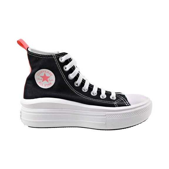 Converse Chuck Taylor All Star Move Hi Big Kids' Shoes Black-White-Pink 271716c