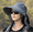 dark gray, variant on Womens Sun Hat UPF 50+ Wide Brim and Ponytail Hole, Hiking Safari Hat with Neck Fla