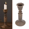thumbnail image 1 of Pillar Candle Holder, Candlestick Props Hand Made Antique Carved Resin Material  For Celebration, 1 of 8