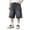 Grey-7, variant on Kids Denim Shorts Elastic Waist Straight Leg Jeans Shorts Casual Loose Fit Denim Shorts with Pockets Summer Clothes 5-6 Years