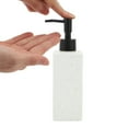 thumbnail image 3 of Unique Bargains 1 Pc Simple Square Soap Pump Dispenser for Laundry Rooms 350ml White Black, 3 of 6