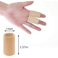 thumbnail image 2 of 10 Pcs Elastic Compression Finger Protector,Bexikou Thumb Finger Brace Support,Finger Sleeves Protectors for Pain Relief, Arthritis, Trigger Finger, Sports, Basketball, Baseball (Beige), 2 of 6
