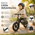thumbnail image 5 of FUPOJH 12" Kids Balance Bike, No Pedal, Light-Up Wheels, Adjustable, for Toddlers 2-5，Gray, 5 of 8