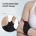 thumbnail image 4 of Sioweci Thumb Wrist Brace Compression Sleeve with Fastener Tape Soft Elastic Fabric Thumb Spica Splint Pain Relief Wrist Support Skin L, 4 of 13